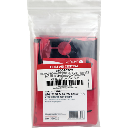 SmartCompliance&reg; Refill Waste Bags, Bio-Hazard, 24" L x 24" W Sidevic Inc.