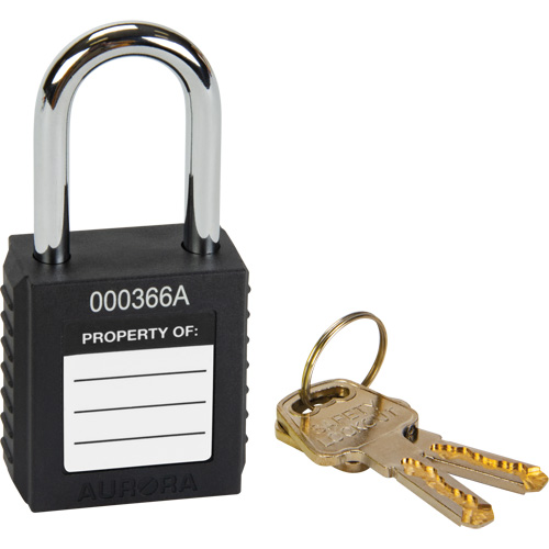 Lock for Lockouts, Safety Padlock, Keyed Different, Thermoplastic, 1-1/2" Width Sidevic Inc.
