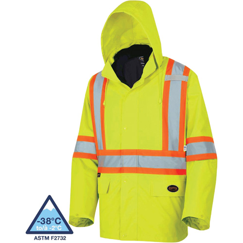 5633 Manteau 3 en 1 The Rock, Jaune lime haute visibilit&eacute;, T-petit Sidevic Inc.