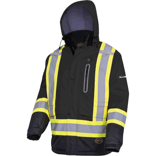 5409 Waterproof Heated Insulated Jacket, Men's, Small, Black Sidevic Inc.