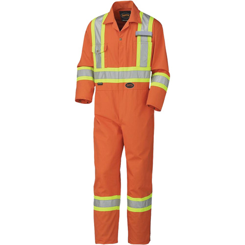 5513 Combinaison pour lavage industriel, 36, Orange haute visibilit&eacute; Sidevic Inc.