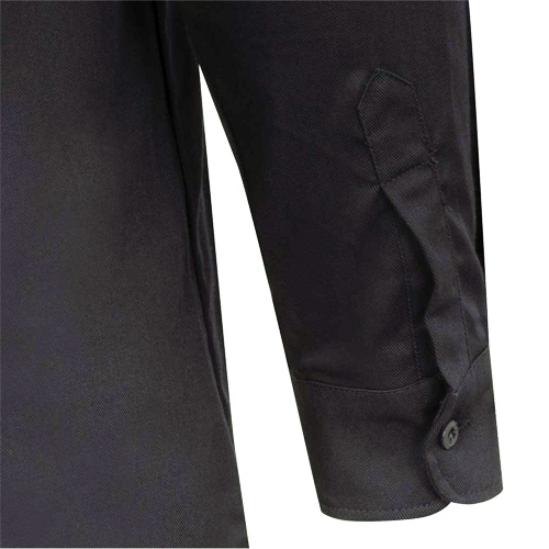 7742 FR-Tech&reg; Flame-Resistant Safety Shirt, Small, Navy Blue Sidevic Inc.