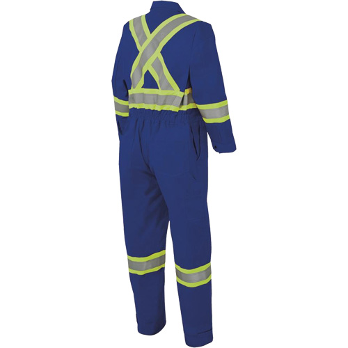 7706 Combinaison ignifuge FR-Tech avec fermetures &agrave; glissi&egrave;re aux jambes, Taille 36, Bleu royal, 9,7 cal/cm² Sidevic Inc.