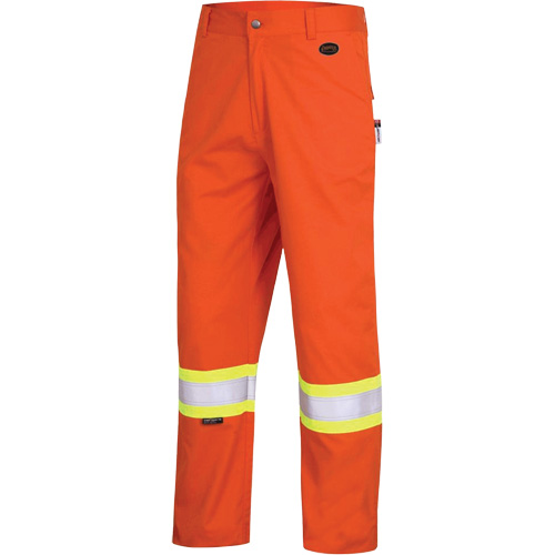 7763 FR-Tech&reg; 88/12 Arc Rated High-Visibility Safety Pants, 34, x 30, High Visibility Orange, 9.7 cal/cm² Sidevic Inc.