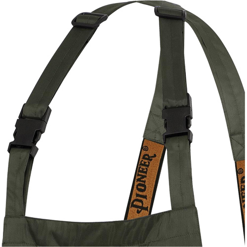 D8120P Nailhead Ripstop Tree Planter Bib Pants, X-Small, Polyester/PVC, Green Sidevic Inc.