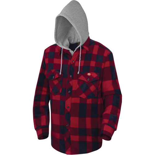 415RB Chemise &agrave; capuche matelass&eacute;e, Hommes, Petit, Multicolore Sidevic Inc.