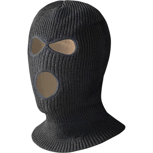 5560A Cagoule doubl&eacute;e &agrave; trois trous, Noir Sidevic Inc.