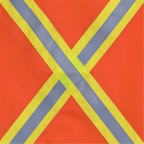 353 Drapeau avec bande r&eacute;fl&eacute;chissante, Polyester Sidevic Inc.