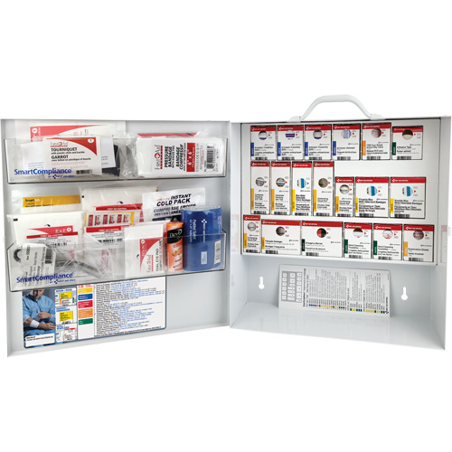 SmartCompliance&reg; First Aid Cabinet, Meets CSA Z1220-17 Type 3 High-Risk Environment, Small (2-25 Workers) Sidevic Inc.