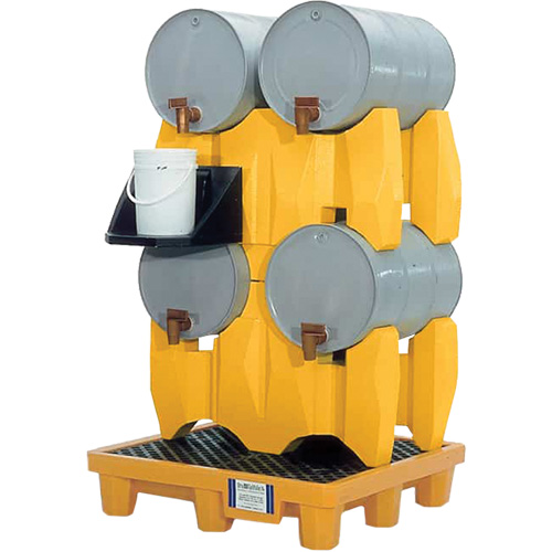 Syst&egrave;me de confinement Ultra-Drum sans drain pour 4 barils, 53" lo x 53" la x 77,8" ha, 3000 gal. US Capacit&eacute; Sidevic Inc.