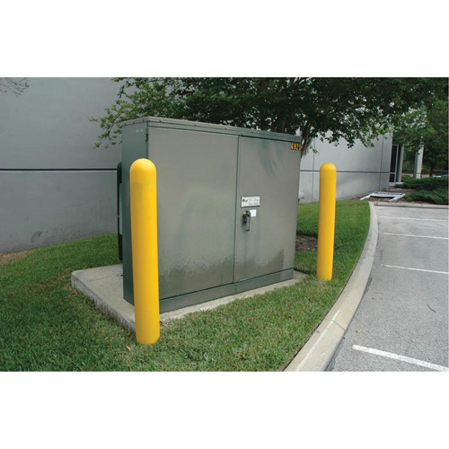 Ultra-Post Protector, 4" dia. x 52" l, Jaune Sidevic Inc.