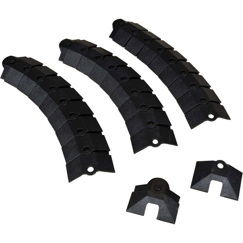 Grand Ultra-Sidewinder Cable Protection System avec capuchons, 34" x 13,6" x 2,1", 260 lb (0,13 tonnes) Sidevic Inc.