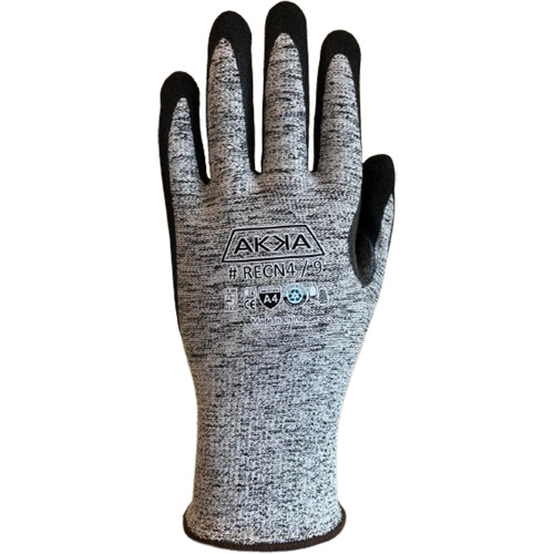 RECN4 Cut Resistant Gloves, Size 11, 13 Gauge, Nitrile Coated, Nylon/HPPE Shell, ASTM ANSI Level A4/EN 388 Level D Sidevic Inc.