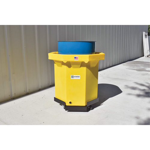 Ultra-Spill Collector &agrave; fond plat, 66 gal. US, Mobile Sidevic Inc.