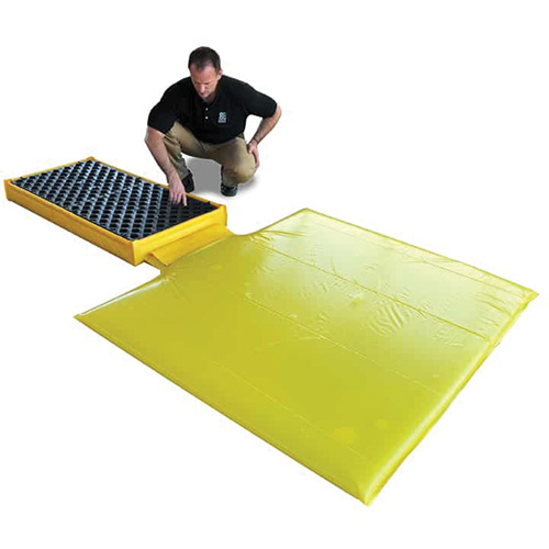 Ultra-Spill Deck flexible, 2 barils, Capacit&eacute; de d&eacute;versement 11 gal. US, 48" x 24" x 2,5" Sidevic Inc.