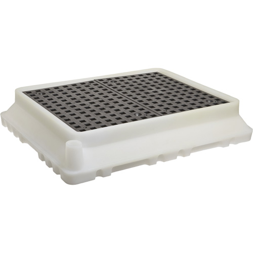 P4 Ultra-Spill Tray, 17" lo x 21" la x 4" h, Cap. de d&eacute;versement 2,9 gal. US Sidevic Inc.