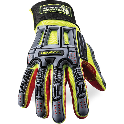 Gants r&eacute;sistants aux coupures Rig Lizard 2028X, 6/T-petit, Paume en Synth&eacute;tique/PEHP, Poignet &eacute;lastique/Boucle et crochet Sidevic Inc.