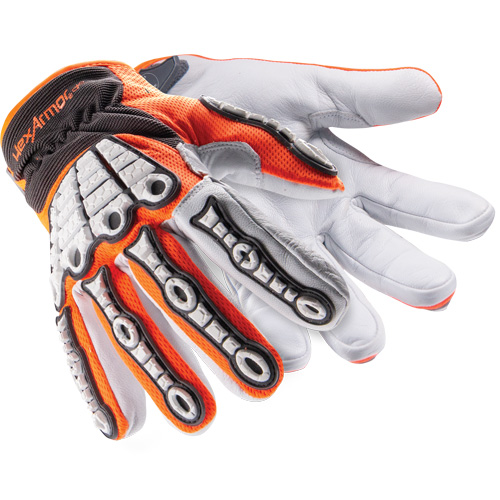 Gants r&eacute;sistants aux chocs Chrome SLT Oasis 4073, 6/T-petit, Paume en Ch&egrave;vre, Poignet Boucle et crochet Sidevic Inc.