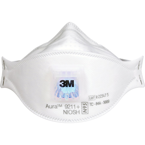 Aura 9211+ Particulate Respirator, N95, NIOSH Certified Sidevic Inc.
