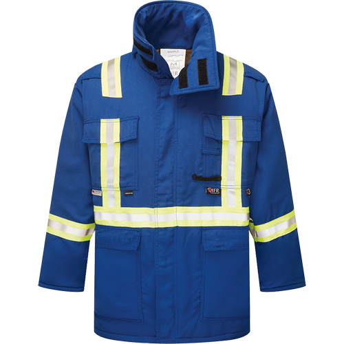 Parka isol&eacute;, antistatique et ignifuge  6,5 oz Westex DH, 3T-Grand, Bleu royal Sidevic Inc.