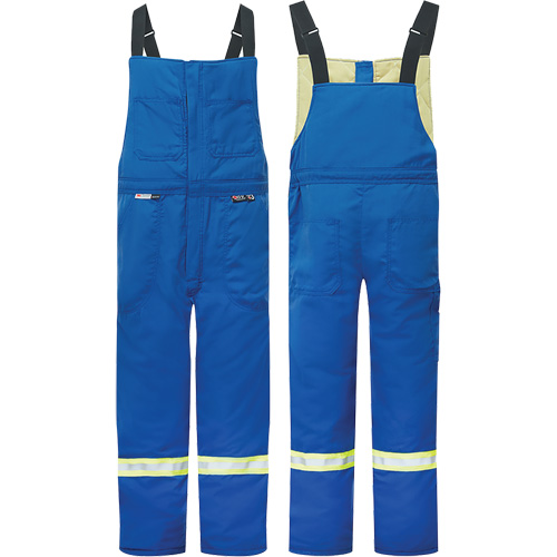 Westex&reg; DH Antistatic 6.5 oz. Flame Resistant Insulated Bib Pants, Small, Royal Blue Sidevic Inc.