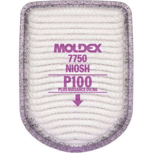 Filtre pour respirateur semi-rectangulaire, Filtre contre les particules avec suppresion de vapeurs nuisibles, Vapeurs organiques/Gaz acides/P100 Sidevic Inc.