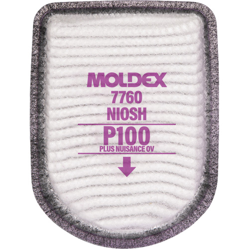 Semi-Rectangular Respirator Filter, Particulate Filter with Nuisance Vapour Relief, Organic Vapour/P100 Sidevic Inc.