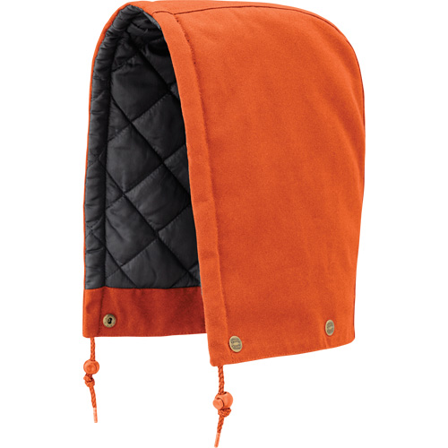 539 Capuchon pour parka, blouson aviateur ou combinaison de s&eacute;curit&eacute; matelass&eacute;e, Orange, Coton Sidevic Inc.