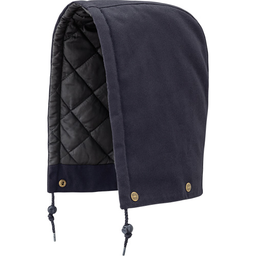 538 Hood for Quilted Safety Parka, Bomber or Coverall, Navy Blue, Cotton Sidevic Inc.