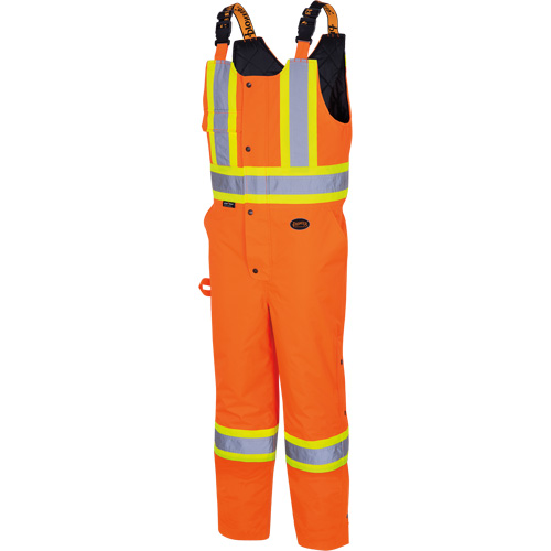 5040 Combinaisons de s&eacute;curit&eacute; matelass&eacute;e imperm&eacute;able, Polyester, Petit, Orange haute visibilit&eacute; Sidevic Inc.