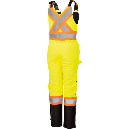 5041BBW Combinaison de s&eacute;curit&eacute; imperm&eacute;able haute visibilit&eacute; pour femmes, Polyester, T-petit, Noir/Jaune lime haute visibilit&eacute; Sidevic Inc.