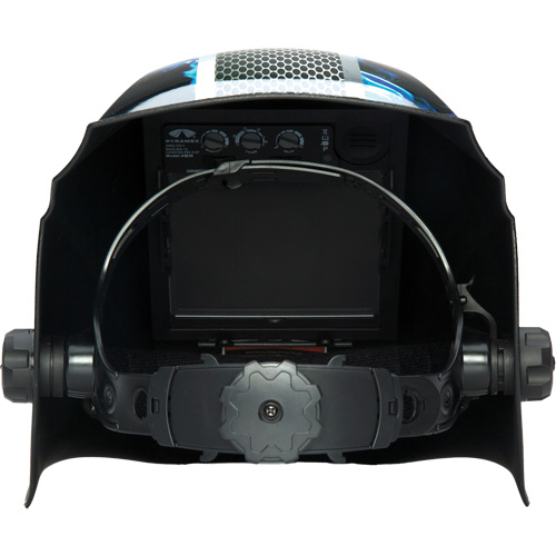 Leadhead&reg; Auto Darkening Welding Helmet, 3.8" L x 3.4" W View Area, 9 - 13 Shade Range Sidevic Inc.