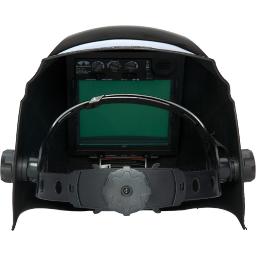 Casque de soudeur autonoircissant Leadhead, 3,8" lo x 3,4" la Champ de vision, Teinte 9 - 13, Noir Sidevic Inc.