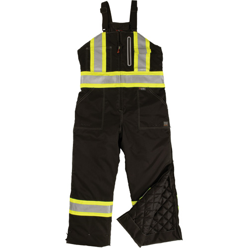 Ripstop Insulated Safety Bib Overall, Polyester, X-Small, Black Sidevic Inc.