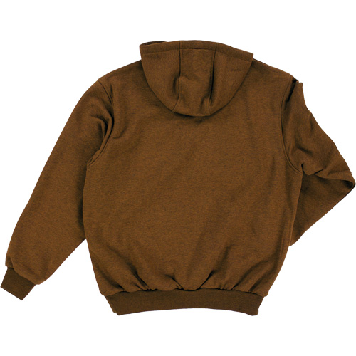 Water Repellent Fleece Pullover Hoodie, Men's, Small, Brown Sidevic Inc.