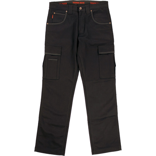 WP100 Work Pants, Cotton/Spandex, Black, Size 4, 30 Inseam Sidevic Inc.