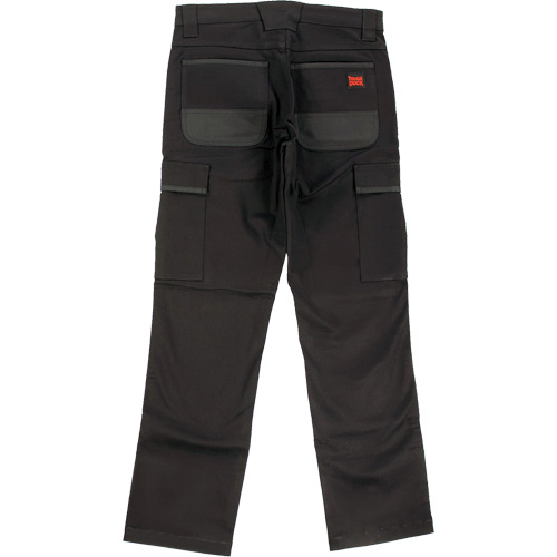 WP100 Work Pants, Cotton/Spandex, Black, Size 4, 30 Inseam Sidevic Inc.