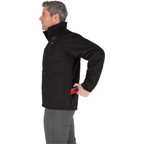 Manteau chauffante M12 ToughShell avec pile, Hommes, Petit, Noir Sidevic Inc.