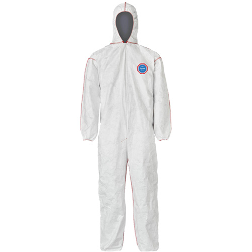 SFR Coveralls with Hood, Medium, White, Tyvek&reg; 400 Sidevic Inc.
