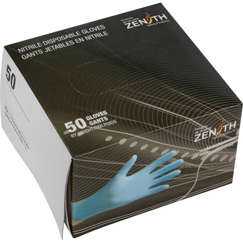 Emballages de gants jetables pour machine distributrice, Petit, Nitrile, 4,5 mils, Sans poudre, Bleu, Classe 2 Sidevic Inc.