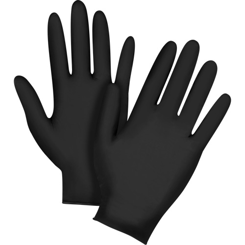 Emballages de gants jetables pour machine distributrice, Petit, Nitrile, 5 mils, Sans poudre, Noir, Classe 2 Sidevic Inc.