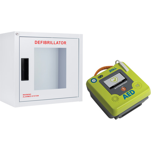 AED 3 AED & Wall Cabinet Kit, Automatic, English, Class 4 Sidevic Inc.