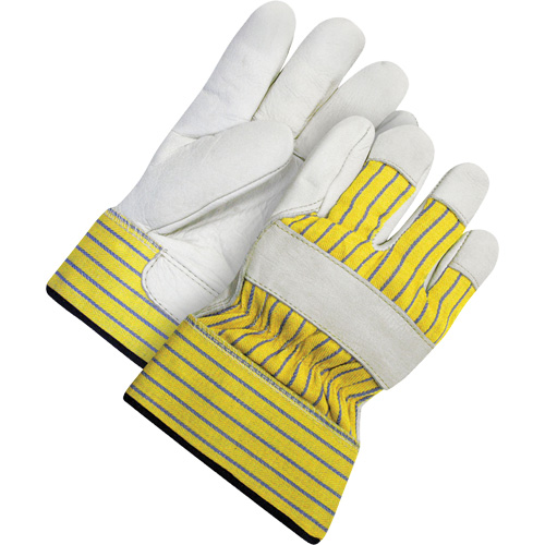 Gants d'ajusteur doubl&eacute;s avec poignet de s&eacute;curit&eacute;, 2T-Grand, Paume en Cuir fleur de vache, Doublure en Peluche d'acrylique Sidevic Inc.