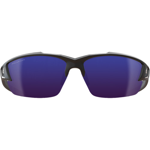 Khor G2 Safety Glasses, Blue Mirror Lens, Anti-Scratch/Polarized, ANSI Z87+/MCEPS GL-PD 10-12/Meets/Exceeds CSA Z94.3 Sidevic Inc.