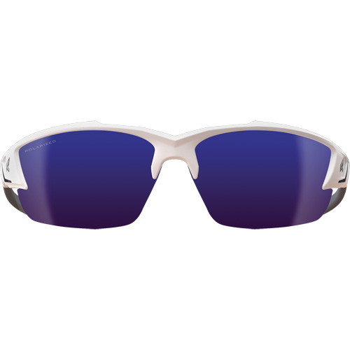 Khor G2 Safety Glasses, Blue Mirror Lens, Anti-Scratch/Polarized, ANSI Z87+/MCEPS GL-PD 10-12/Meets/Exceeds CSA Z94.3 Sidevic Inc.