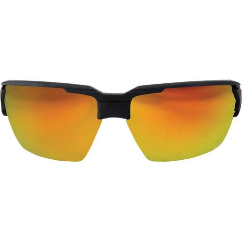 Pumori Safety Glasses, Red/Mirror Lens, Anti-Scratch, ANSI Z87+/MCEPS GL-PD 10-12/Meets/Exceeds CSA Z94.3 Sidevic Inc.