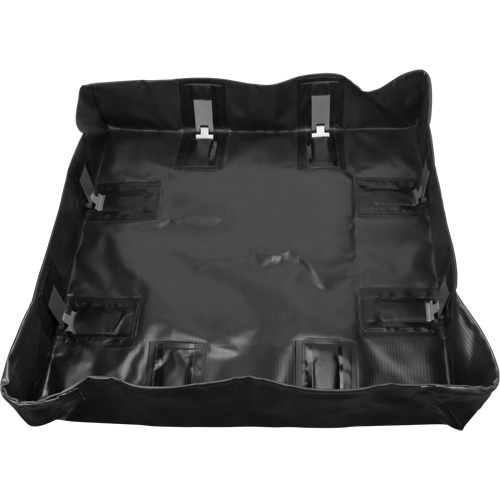 Berme repliable, Capacit&eacute; 538,5 gal. US, 12' la x 12' lo x 6" h, Support &agrave; encliqueter Sidevic Inc.