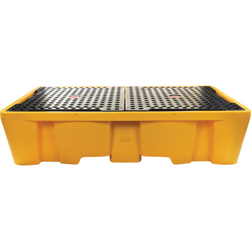 Double IBC Spill Pallet, 317 US gal. Spill Capacity, 89" x 57" x 23" Sidevic Inc.
