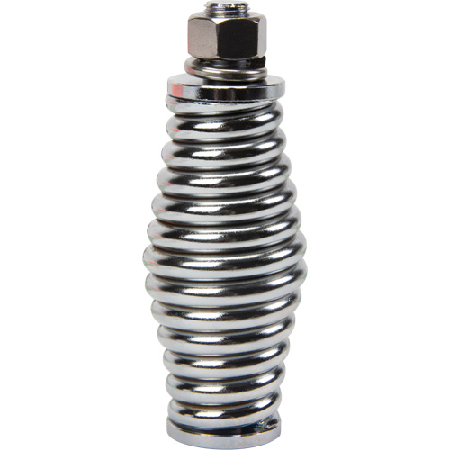 Heavy-Duty Safety Whip, Threaded Mount, 8' High, Orange with Reflective X Sidevic Inc.