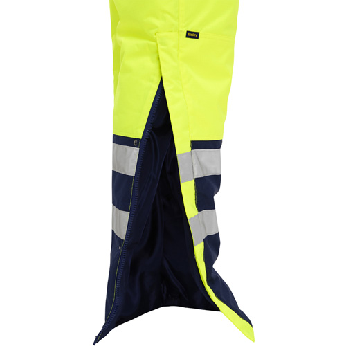 Bisley&reg; Extreme Cold Bib Overall, Polyester, Small, High Visibility Lime-Yellow Sidevic Inc.